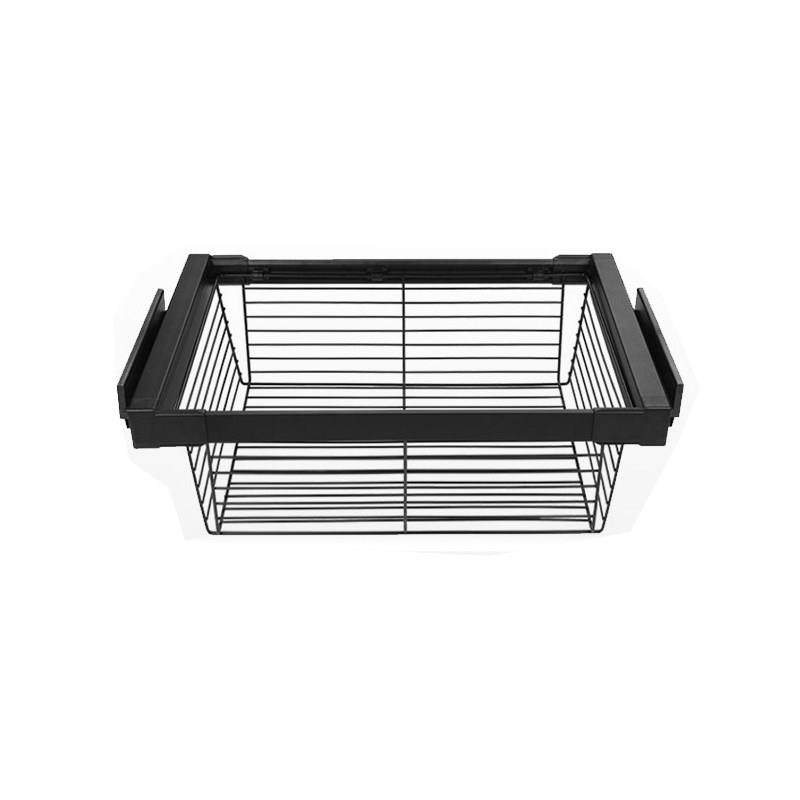 衣柜拉篮抽屉式阻尼伸缩裤架衣帽间五金配件内置抽拉衣服收纳藤篮,淘宝优惠券,粉丝福利购,淘宝优惠卷