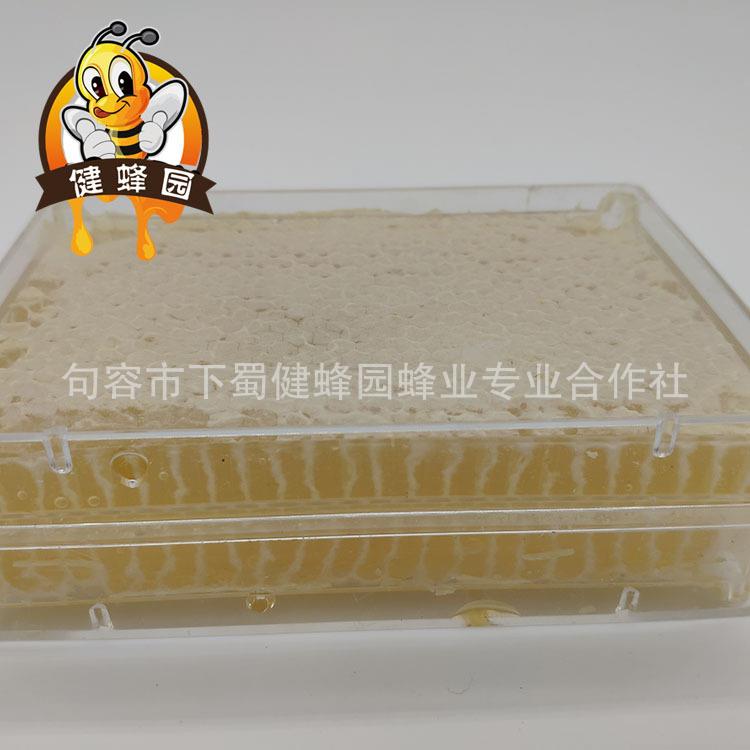 健蜂园 荆条蜂巢蜜成熟封盖蜂蜜 500g盒装嚼着吃的蜂巢蜜 - 图1