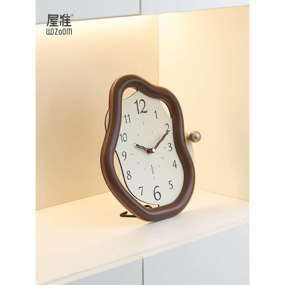 WOZOOM屋准客厅桌面摆件电视柜玄关创意座钟酒柜高级感轻奢装饰品,淘宝优惠券,粉丝福利购,淘宝优惠卷