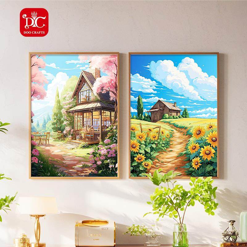 蒂彩DC风景钻石画满钻2024新款5d手工diy玄关客厅粘贴装饰十字绣,淘宝优惠券,粉丝福利购,淘宝优惠卷