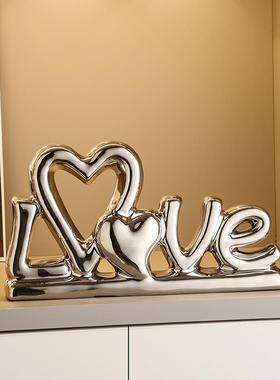 轻奢高级感桌面玄关插花摆件家居客厅酒柜电视柜装饰品结婚礼品