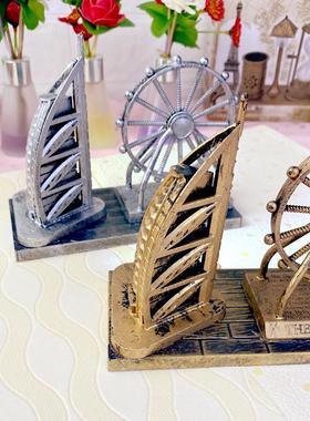 1055创意仿古摩天轮帆船 复古摆件 学生礼品定制