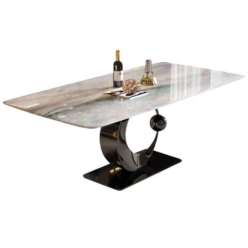 意式超晶石餐桌椅组合家用小户型现代简约客厅高档西餐厅吃饭桌子,淘宝优惠券,粉丝福利购,淘宝优惠卷