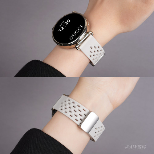 适用华为GT6表带gt5pro手表带watch5新款星光色运动硅胶腕带watchgt6金属磁吸扣gt4女款gt3智能gt2夏天男配件 - 图1