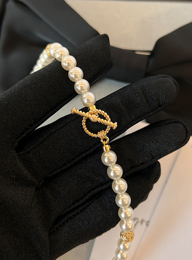 珍珠项链轻奢小众设计高级感