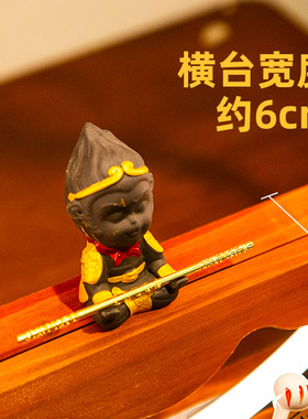 DIY灯圈摆件实木发光展示底座客厅玄关工艺品装饰新中式家居摆件