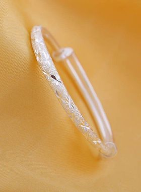 圆形满天星手镯 镀银色泽长久保色 时尚流行款手环厂家直批