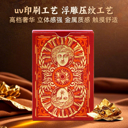 万全扑克阿波罗创意收藏复古主题PVC塑料扑克牌防水防折高端耐用 - 图3