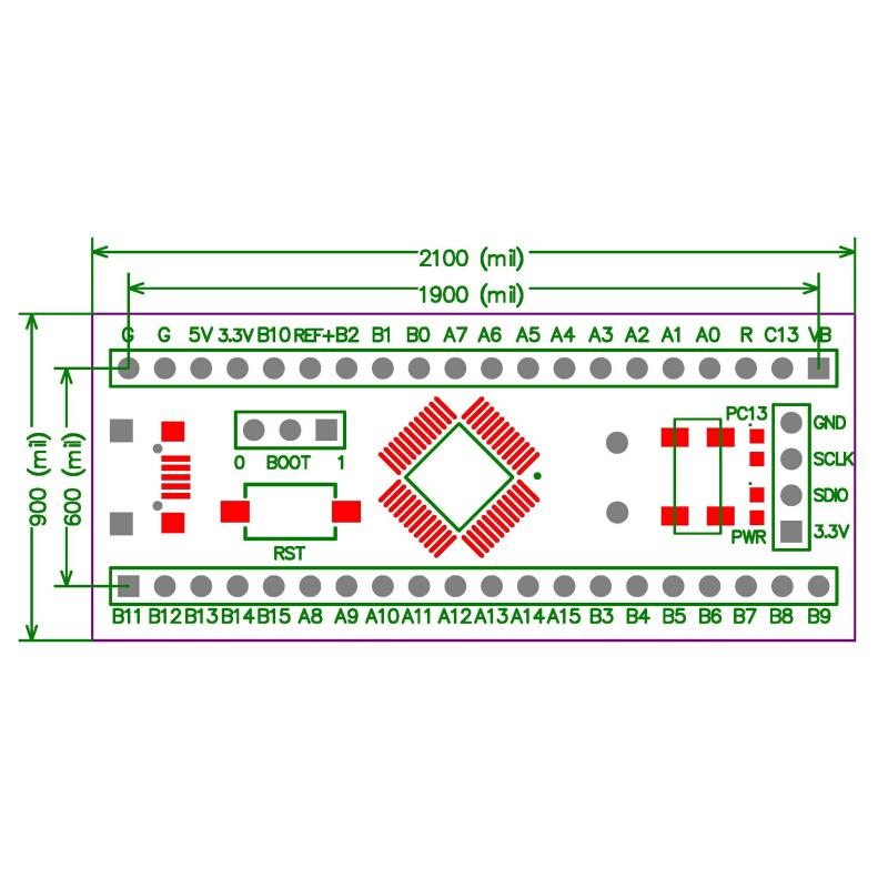 M32G484核心板M32G484CET6小系统CortexM4新品开发板AES128-图2