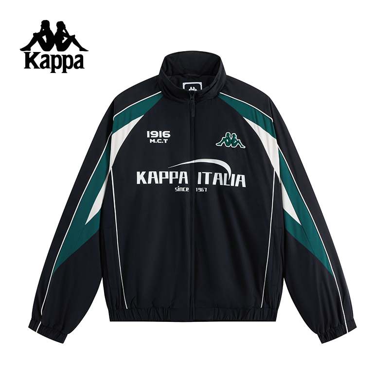 Kappa卡帕男装女装冬季新款时尚舒适立领防风拉链棉服K0EZ2MM01D - 图1