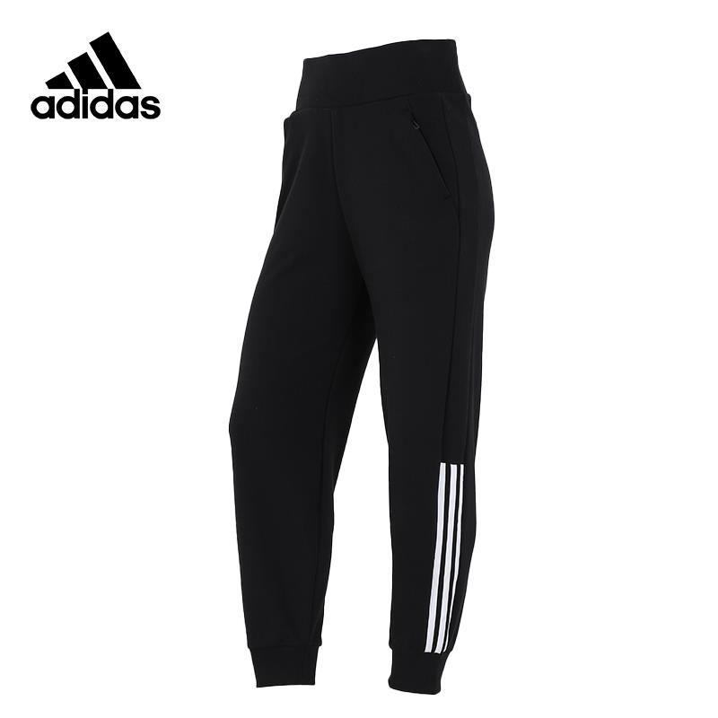 Adidas/阿迪达斯2023冬季新款女运动运动长裤H09702 - 图0