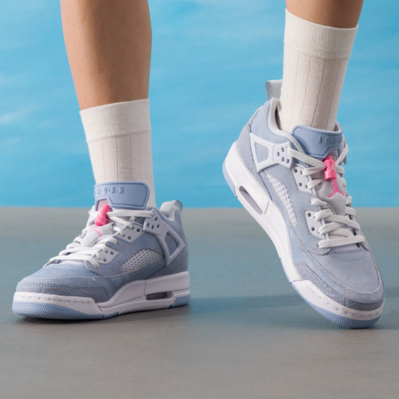 Nike耐克童鞋2025秋季新款JORDAN SPIZIKE LOW (GS) 篮球鞋HJ7824,淘宝优惠券,粉丝福利购,淘宝优惠卷