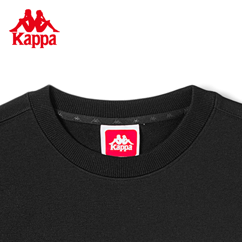 Kappa卡帕女短款蝙蝠衫卫衣秋季新款休闲圆领套头衫K0C62WT01 - 图3