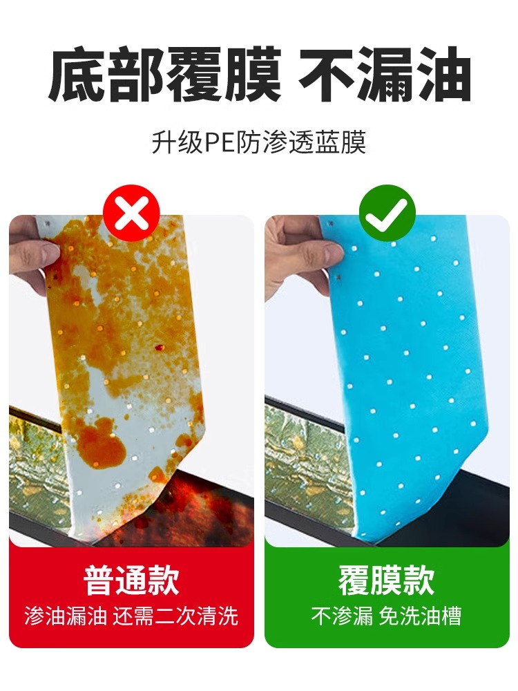 油烟机通用吸油棉条垫加厚厨房家用防油面纸接油槽专用过滤侧吸