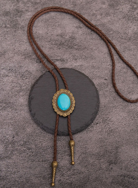 欧美波洛领带穿搭更具个性与魅力