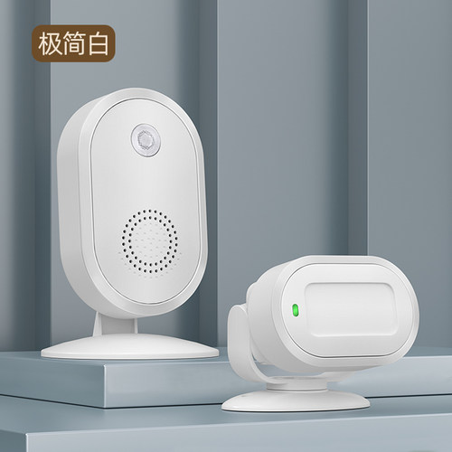 欢迎光临感应器店铺进门语音播报提醒迎宾器防盗报警超市分体门铃 - 图1