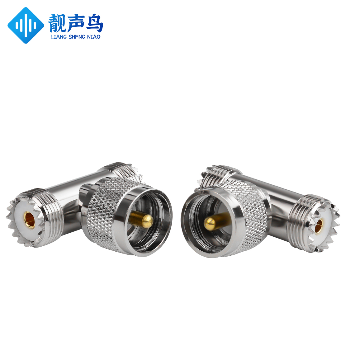 UHF-JKK KJK转接头UHF母头三通头M公头SL16转换头UHF公一公转二母 - 图3