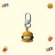 Cute Maimen Xiaopa Keychain Pendant Cartoon M Chip French Fries Hamburger School Bag Bag Pendant Creative Gift Wholesale