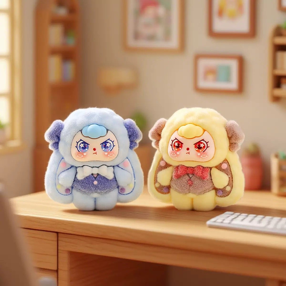 植绒斯诺克娃娃萌粒摆件卡通可爱桌面装饰品潮玩公仔创意礼品批发,淘宝优惠券,粉丝福利购,淘宝优惠卷