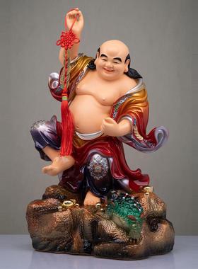 刘海玩金蟾蜍雕像树脂三腿金蟾蜍繁荣刘海雕像财神饰品家客厅入口