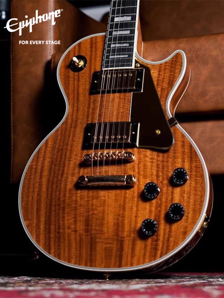 入门乐手101 Epiphone黑卡IGC电吉他Les Paul/SG Custom R9 1959 - 图1