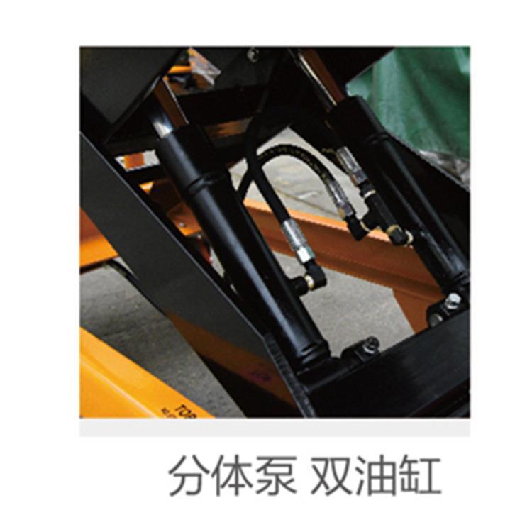 PTS1000手动平台车1吨液压手推升降平台车移动式脚踏脚踩小平台 - 图2