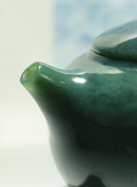 和田玉西施壶天然玉石 蒋宏利和田玉茶具