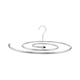 New stainless steel folding spiral clothes rack