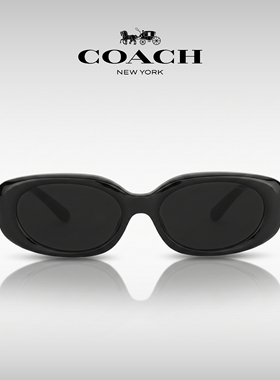 Coach/蔻驰程潇同款椭圆框太阳镜