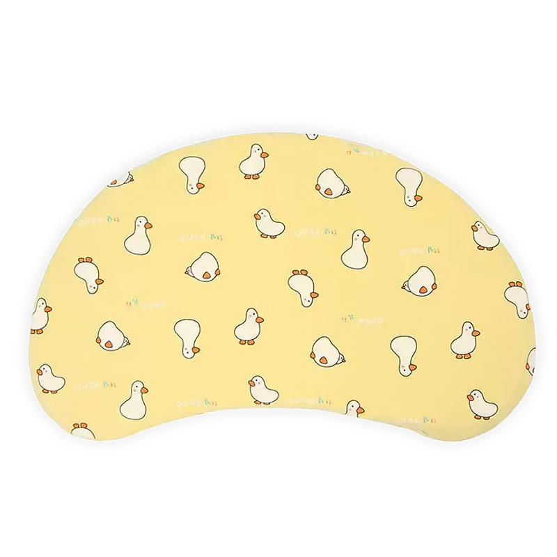 儿童枕套婴儿睡眠方程式博士月牙硅胶A类纯棉N35月亮半圆枕头套巾 - 图3