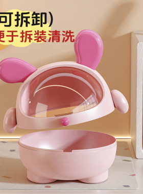 可爱兔耳桌面垃圾桶迷你高颜值