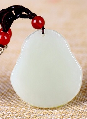 玉佛吊坠羊脂白玉女玉坠新疆和田阿富汗弥勒佛真品玉石玉佛公