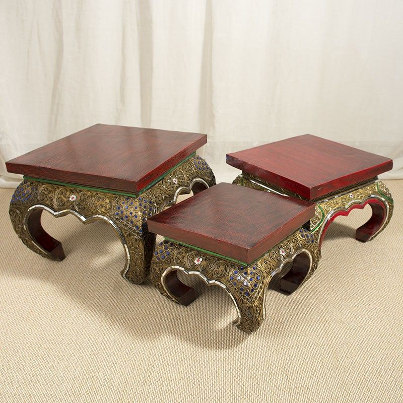 泰国实木凳子东南亚家具家用泰式洗脚矮凳木头小板凳网红圆换鞋凳,淘宝优惠券,粉丝福利购,淘宝优惠卷