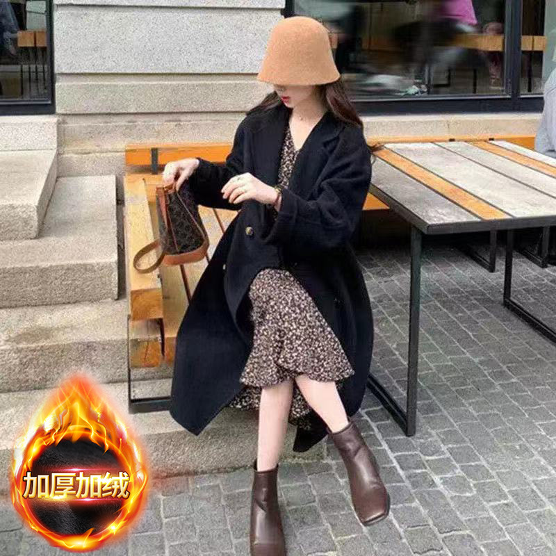 DH-美拉德毛呢外套加长加厚