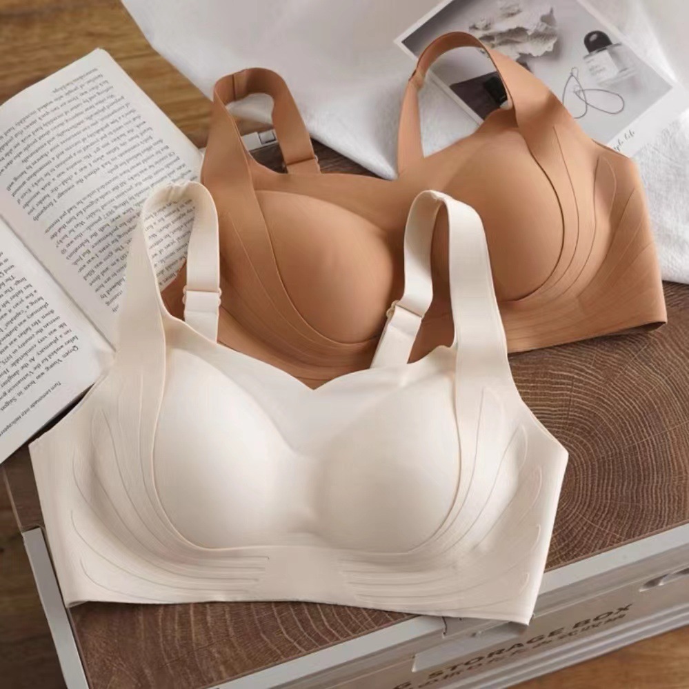 六衿秋季薄款聚拢大胸显小胸收副乳防下垂胸罩无痕文胸舒适美背-第3张图片-提都小院