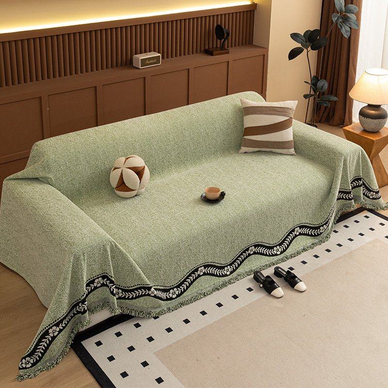 一整张四季通用雪尼尔沙发套罩毯子2025新款防滑防猫抓沙发盖布巾,淘宝优惠券,粉丝福利购,淘宝优惠卷