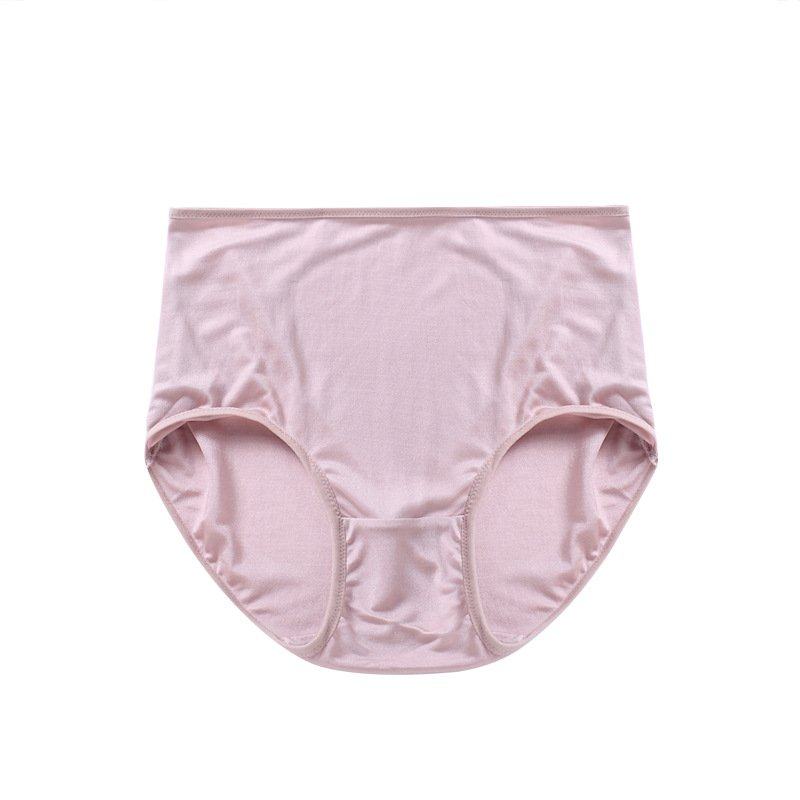 桑蚕丝内裤真丝收腹纯色女包边透气无痕高腰女士孕妇大码三角短裤,淘宝优惠券,粉丝福利购,淘宝优惠卷
