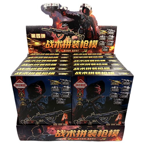 新款三角洲系列塑料拼装武器盲盒模型益智玩具小男孩奖励礼品热卖 - 图3