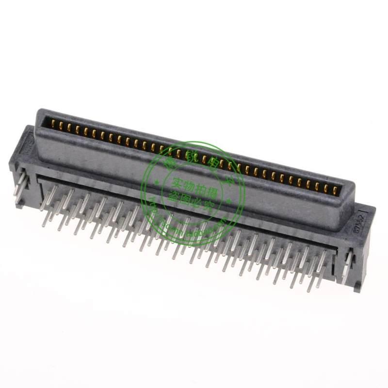 MOLEX SCSI68连接器 1.27 68P 弯脚 CN母座87552-0687 0875520687