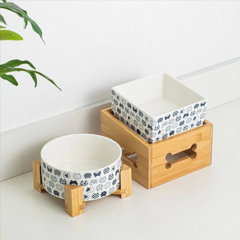 新疆包邮狗碗狗食盆猫粮碗双饭碗护颈大号大容量高脚架中大型犬陶,淘宝优惠券,粉丝福利购,淘宝优惠卷