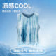 Grey Shell Outdoor Tie-Dye Merino Wool Vest