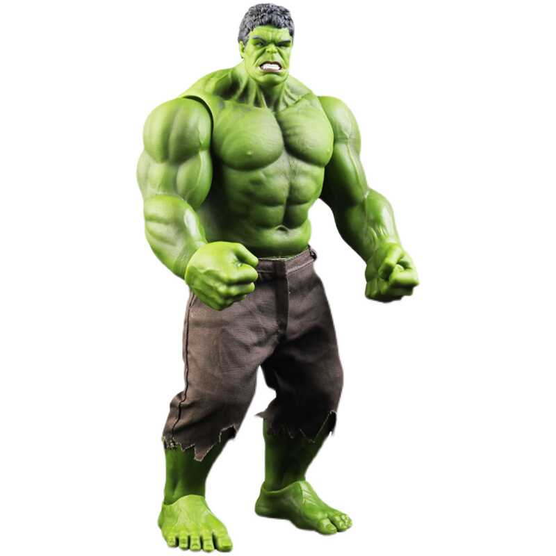 复联绿巨人钢铁侠蜘蛛侠手办玩具浩克绿人关节可动模型礼物送男生 - 图2