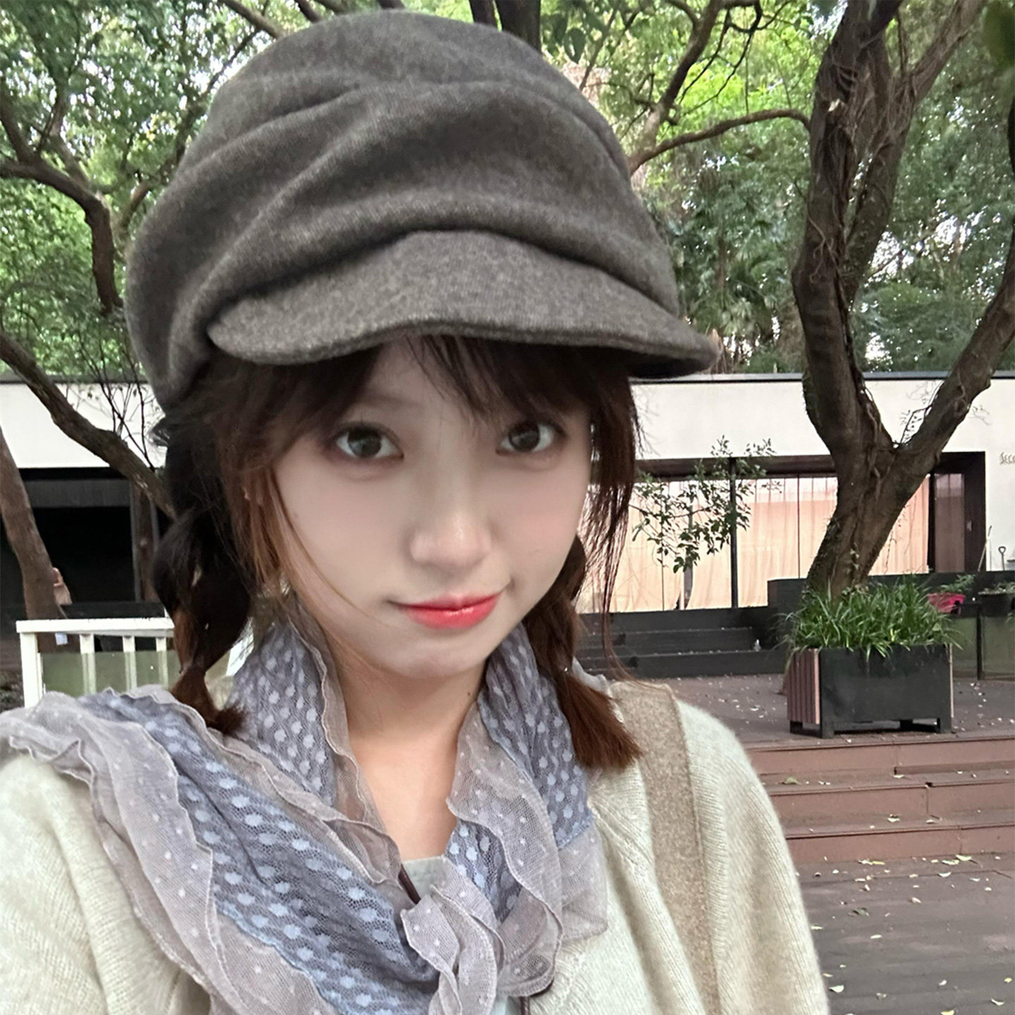 山本风黑色褶皱贝雷帽女秋冬日系百搭显脸小报童帽大头围画家帽子,淘宝优惠券,粉丝福利购,淘宝优惠卷