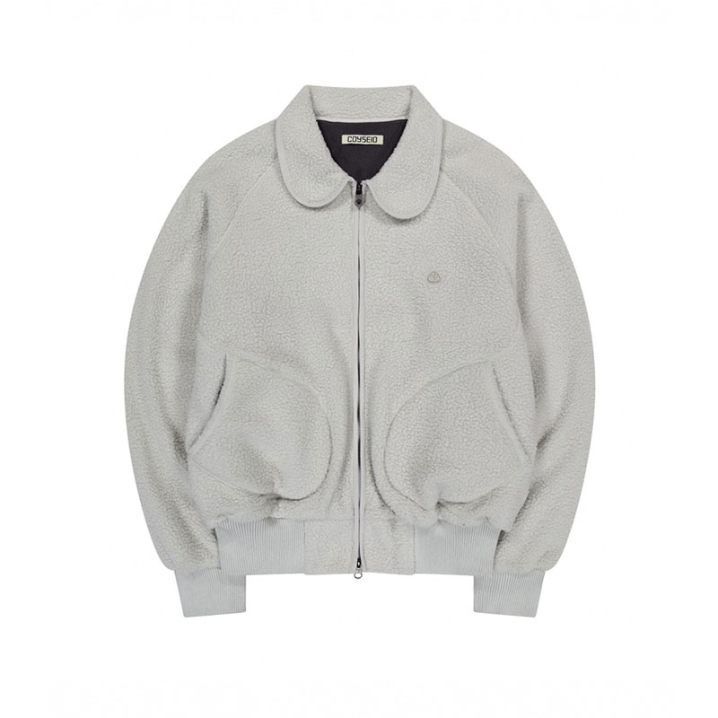 韩国潮牌coyseio外套女拉链开衫摇粒绒newjeans范玉欣hanni同款