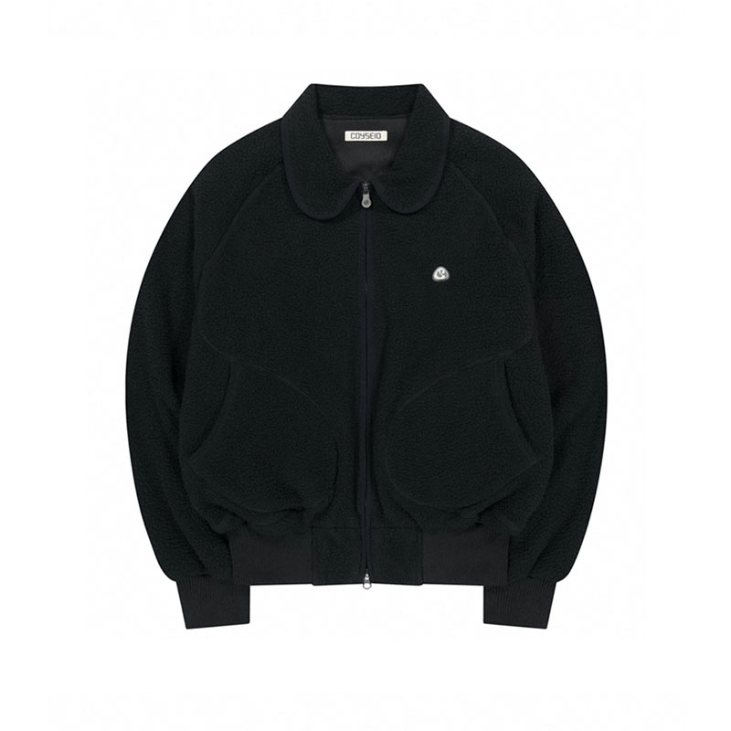 韩国潮牌coyseio外套女拉链开衫摇粒绒newjeans范玉欣hanni同款