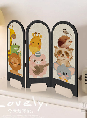 可爱卡通动物入户玄关摆台装饰品