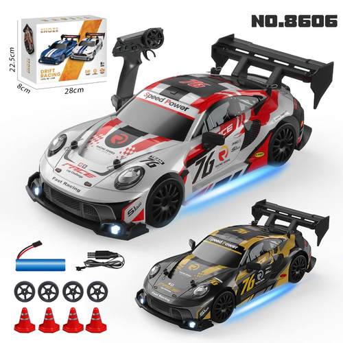 专业rc全比例福特新款1:24赛道版拉力遥控车四驱rc漂移车礼物高速 - 图2