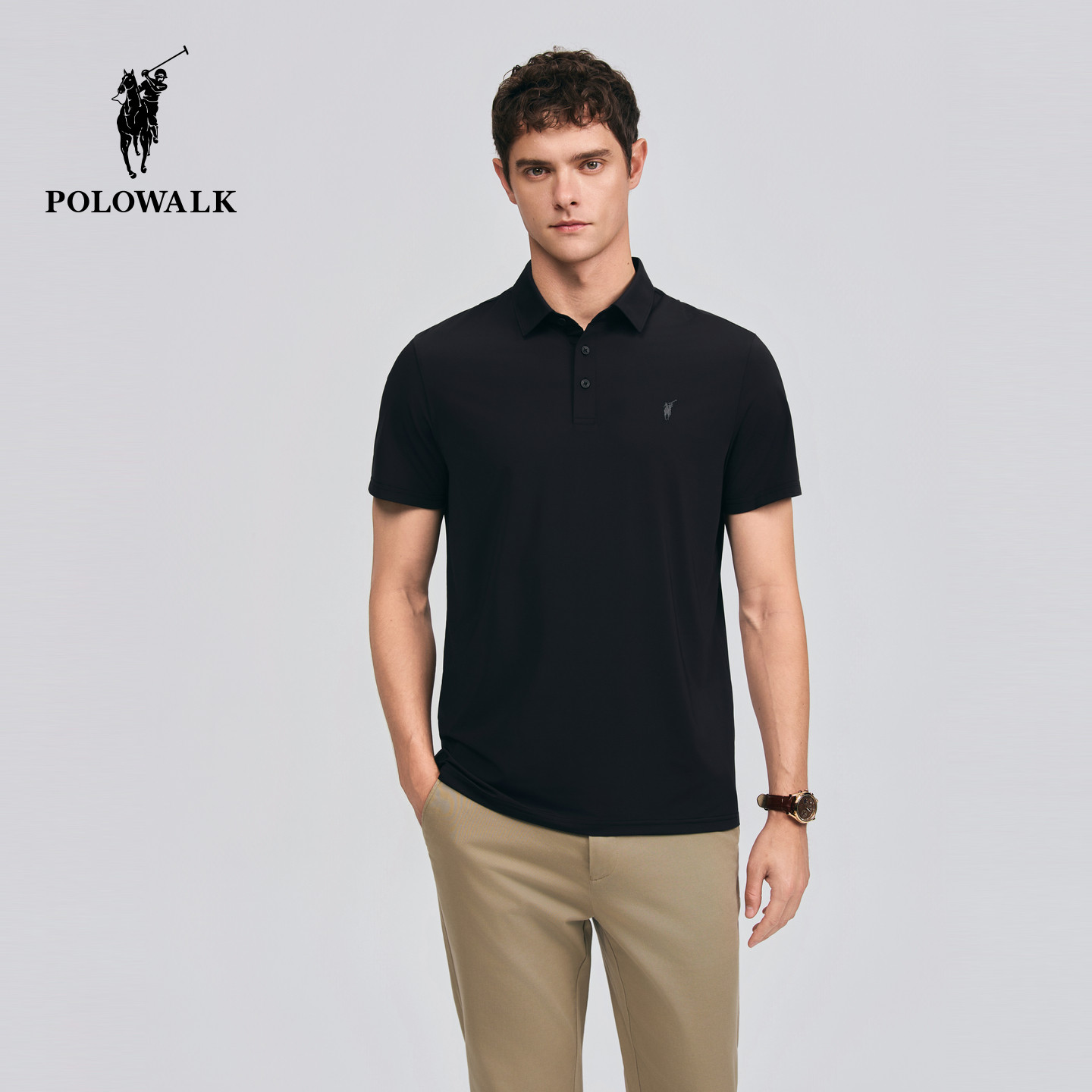 POLOWALK男式凉感短袖POLO衫