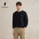 POLOWALK men's sweater 2025 autumn new product business casual round neck top men's pullover