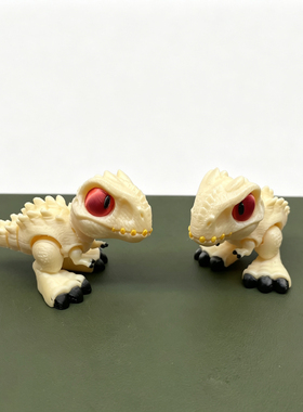 3D打印Q版霸王龙模型可站立